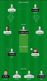 SPA vs MAU Dream11 Team - 1